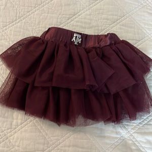 Texas A&M tule skirt